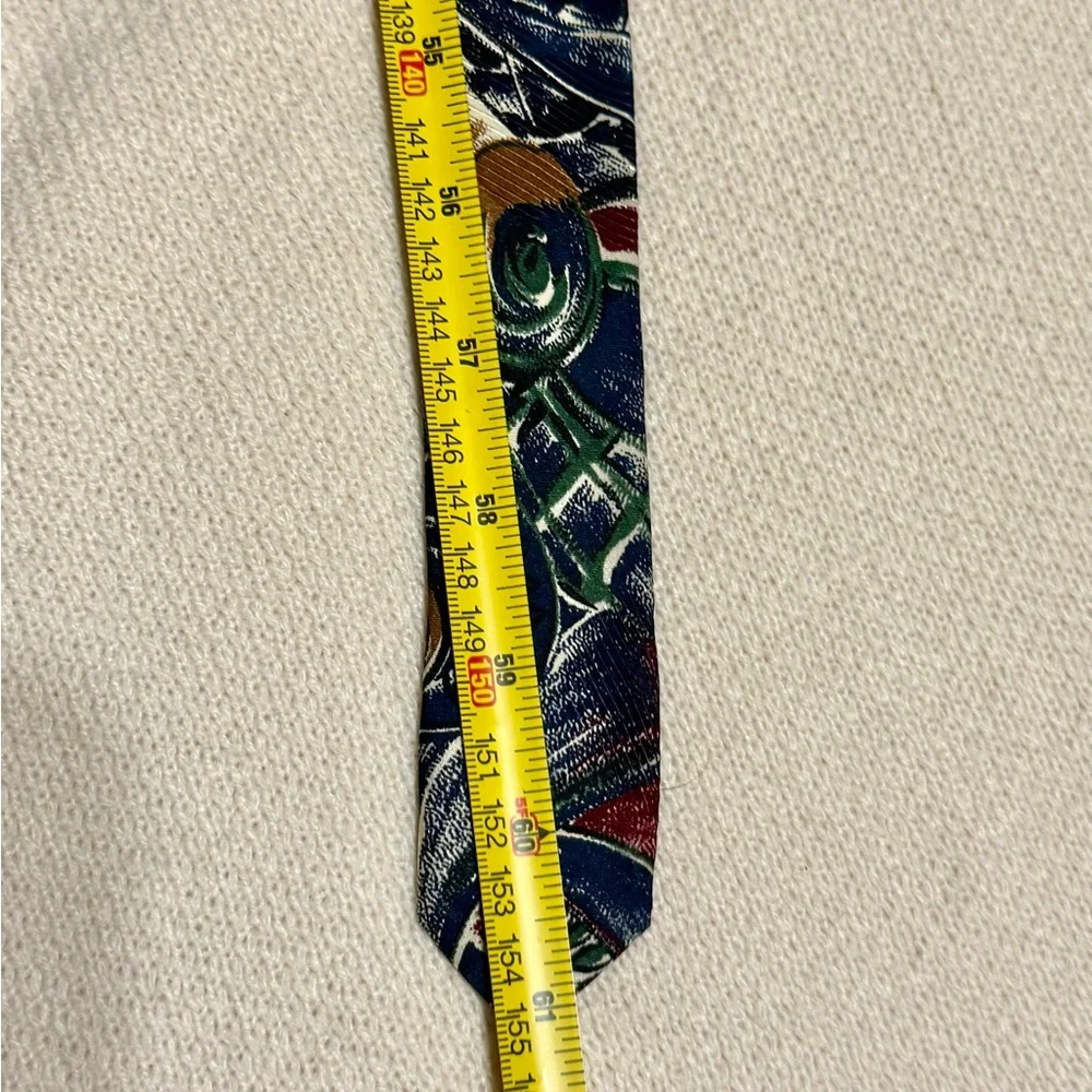 Alta‎ Moda Cervino Multicolor Abstract Men's Tie 100% Silk